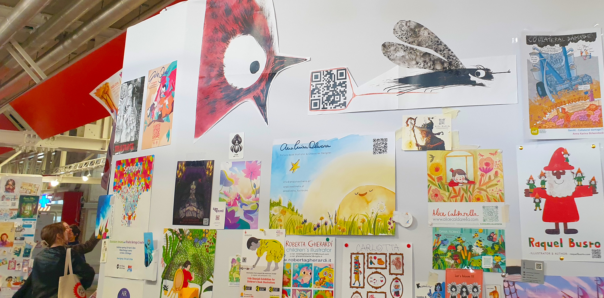 Illustrator's Wall at Bologna Children's Book Fair 2026